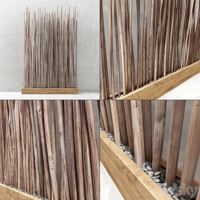 Decor branch pebble 