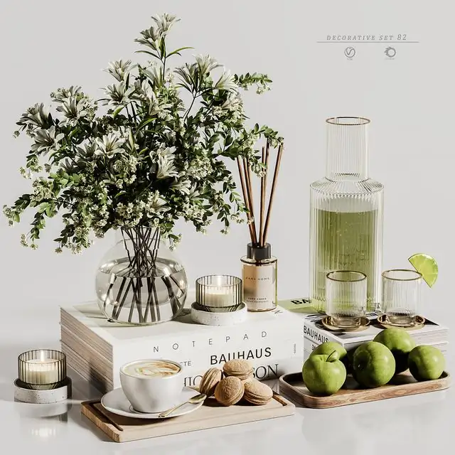 Decorative set 82 (with green apples) 