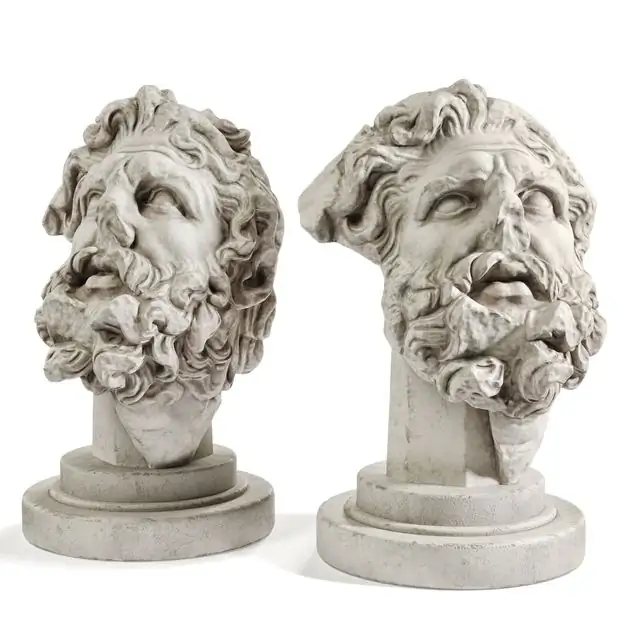 Giants Head Bust Sculpture 