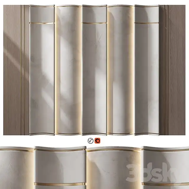 Headboard Wall Panel Decor 06 